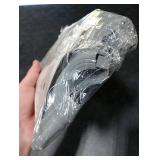 24 Silicone Sink Splash Guard - Kitchen Sink Accessories with Drip Tray, Sponge Holder & Soap Dish, 6° Slope Design for Easy Drainage, Foldable & Fasten Button for Secure Fit, Grey