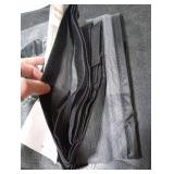 MAGZO Magnetic Screen Door Fit Door Size 35 x 80 Inch, Screen Size 37 x 81 Strong Magnets Door Mesh, Reinforced Fiberglass Net for Net for Patio and Front Entrances, Gray