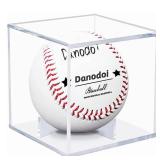 Danodoi Baseball Display Case UV Protected Acrylic Clear Baseball Holder Square Cube Ball Protector Memorabilia Autograph Display Box for Official Size Baseball