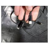 USB C Cable 60W Max, 2 in 1 USB C to C/Lightning Cable, Fast Charging Type-C Multi iPhone Charger Cord Compatible for iPhone 16/15/14/13, Android, MacBook, iPad, Carplay and More (2Pack Black) ONE LIG