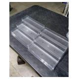 SIMPLEMADE 3-Tier Spice Rack Organizer - Versatile Storage Shelf for Kitchen, Bathroom, Bedroom & Office, Set of 2, Clear