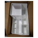 HWPRATO Desk Organizer with Drawer, Cute Pencil Holder Multi-Functional Small Desktop Accessories Organizers, Desktop Organizer for Desk Office Art Supplies (Large Capacity Desk Organizer-Yellow)