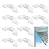Colingmill 10 Pcs Lift Handle for Cordless Honeycomb Cellular Shades Blind Clips for Cordless Bali Blind Cellular Shades Handle
