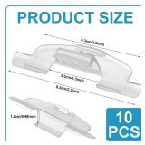 Colingmill 10 Pcs Lift Handle for Cordless Honeycomb Cellular Shades Blind Clips for Cordless Bali Blind Cellular Shades Handle