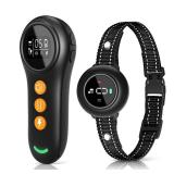 XDX 2-in-1 Dog Shock Collar & Bark Collar 3300FT Dog Training Collar with Remote, Automatic Anti-Barking, 5 Adjustable Sensitivity Levels, IP67 Waterproof E-Collar for Small Medium Large Dogs