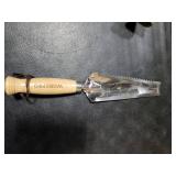 WORKPRO Garden Trowel with Wood Handle, Stainless Steel Narrow Hand Shovel, Multi- Use Flat Garden Trowel for Planting, Weeding, Transplanting, Digging, Small Weeding Knife for Gardening