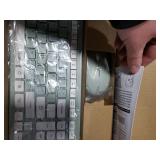 Wireless Keyboard and Mouse Combo, Full-Sized Wireless Keyboard and Adjustable DPI Mouse, 2.4GHz USB Receiver, Silent Keyboard and Mouse for PC, Windows, MAC, Desktop, Laptop (Avocado Green)