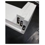 SRIWATANA Floating Shelves Wall Mounted, Solid Wood Wall Shelves, White