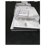 Daisypower Dryer Vent Window Kit, Adjustable Window Vent Kit with Outdoor Dryer Vent Cover,4 Inch Hood for Exhaust Ventilation