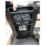 Jovrun Elevated Dog Bowls, Dog Feeder with 2 Stainless Steel Dishes &1 Slow Feeder Bowl, 5 Heights Adjustable Raised Stand for Medium Large, Food Dishes with Non-Slip Feet