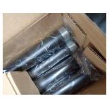 VOIIY 2 Pack Curtain Rods for Windows 18 to 42 Inch(1.5-3.5 Feet),Black 1