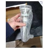 Rackickyer Bathroom Sink Drain,Drain Stopper Bathroom Sink Without Overflow,Pop Up Drain Assembly with Detachable Strainer Basket,Built-in Anti-Clogging, Stainless Steel Nut Brushed Nickel