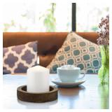 Stonebriar Unscented White Tall Pillar Candles, 35 Hour Burning Candle Pillars, Perfect for Decor, Weddings, Emergencies 3 X 4, 6 count