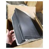 Black 24-Pack Desk Dividers for Students, Waterproof Durable Plastic Study Carrel Dividers, Easy to Clean, Privacy Classroom Shield Folder Boards for Student Desk