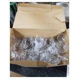 Jinei 30 Pcs 6 oz Ball Shape Plastic Sand Art Bottles Spherical Clear Plastic Potion Bottles Christmas Cocktail Ornament Balls for DIY Wedding Party Gift Crafts Decoration (Gold,Aluminum Cap)