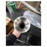 BANHAO Marine Boat Safty Horns 12V 180dB Double Trumpet Truck Horn Stainless Steel Low and High Tone 2 Tube for Ship Truck RV Trailer Pickup Van Bus