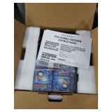 blessny Fog Bubble Machine, 2 in 1 Professional Smoke Bubble Maker for Stage Party Halloween Christmas Wedding Birthday, 8000+Fog Filled Bubble Per Minute, 250W Black