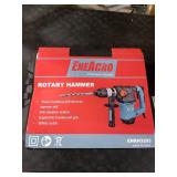 ENEACRO 1-1/4 Inch SDS-Plus 12.5 Amp Heavy Duty Rotary Hammer Drill, Safety Clutch 3 Functions with Vibration Control Including Grease, Chisels and Drill Bits with Case