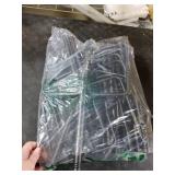 4 Pack String Light Poles for Outside, Thickened Metal Lights Hanger Pole Outdoor with Fork, Lighting Hanging Post Accessories for Patio Decor Garden Backyard Yard Front Porch Outside Decorations