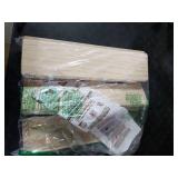 ECOOCE 34Inch Nursery Bookshelves,Set of 4,Wall Floating Shelf Kids Coat Rack with 6Hooks,Hanging Book Shelf for Baby Nursery Room Decor Patent Number: 29958098(Burlywood, 34)