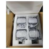 VOLISUN Solar Spotlight Outdoor, IP67 Waterproof Solar Landscape Spot Lights Uplights for Yard Garden Pathway - 8 Pack (Cool White) 27 LED 3 Lighting Modes