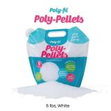 Fairfield Poly-Fil Poly-Pellets, Premium Polyester Weighted Stuffing Beads, Stuffing for Stuffed Animals, Toys, Bean Bags, Weighted Blankets, and More, 6 lb Bag