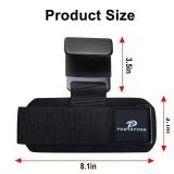 powerfeng Lifting Hooks for Weight Lifting: Weightlifting Hooks Wrist Straps Hand Grip Support for Deadlift Weightlifting Gym Gloves for Men & Women (Black)