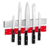 CUCINO Magnetic Knife Holder for Wall 16 - No Drilling incl. Self Adhesive Tape - Extra strong Magnet - Awarded Strip - Made of Stainless Steel