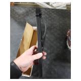 skysen Magnetic Garage Door Decorative Faux Hinges Handles Accents Hardware Kit Black(cxckls)