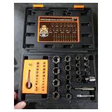 REXBETI 41-Piece Impact Bolt Extractor Screw Extractor Set and Stripped Screw Remover, Case with 16-Piece Bolt Extractor, 10-Piece HSS Drill Bit, 10-Piece Spiral Screw Extractor and 4 Piece Adapter