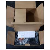 4-Pack LED Outdoor Wall Mount Lights Exterior/Interior, Square Modern Wall Sconce Fixture Set, Up and Down Lights IP65 Outdoor Waterproof Lights, 12W Warm Light 3000K Light Sconce (Matte Black)