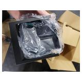 4-Pack LED Outdoor Wall Mount Lights Exterior/Interior, Square Modern Wall Sconce Fixture Set, Up and Down Lights IP65 Outdoor Waterproof Lights, 12W Warm Light 3000K Light Sconce (Matte Black)