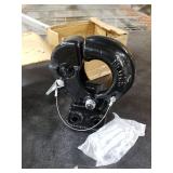 SPARKWHIZ Pintle Hook Hitch 66,000 lbs, Fits 2-1/2 to 3-Inch Lunette Ring Pintle Hitch Receiver, Forged Steel Structure, Anti Corrosion and Anti Rust Coating