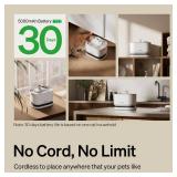 PETLIBRO Cat Water Fountain, Cordless Pet Water Fountain Battery Operated, 2.5L/84oz Dockstream Water Fountains for Cats Indoor, Cat Fountain with Stainless Steel Tray, Easy to Clean BPA-Free