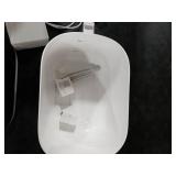 PETLIBRO Cat Water Fountain, Cordless Pet Water Fountain Battery Operated, 2.5L/84oz Dockstream Water Fountains for Cats Indoor, Cat Fountain with Stainless Steel Tray, Easy to Clean BPA-Free