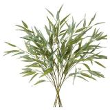 Melorca&Guilla Artificial Plants,6PCS 39 Green Eucalyptus Faux Branches for Vase,Faux Greenery Stems Artificial Plants for Shop Garden Office Home Decor (6, Green Eucalyptus)