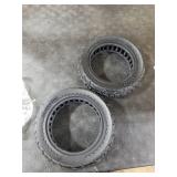 BANGTING 2PCS 60/70-6.5 Scooter Tire Tubeless, 10x2.5 inch Front or Rear Replacement Solid Tires, 10x2.5-6.5 Rubber Tire for Segway Max G30/G30D/G30E/G30E/G30LP/G30D II (Black)