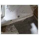 HOMCOM 55\" 360° Rotating Corner Computer Desk Modern L-Shaped Home Office Workstation with 3-Tier Storage Shelves, Bookshelf, White