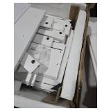 GarveeHome Dresser for Bedroom, 6 Drawer Dresser with LED Lights and Charging Station, Wide Chest of 6 Drawers with Open Space, Modern Large Capacity Storage Cabinet, Living Room, Hallway, White