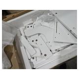 GarveeHome Dresser for Bedroom, 6 Drawer Dresser with LED Lights and Charging Station, Wide Chest of 6 Drawers with Open Space, Modern Large Capacity Storage Cabinet, Living Room, Hallway, White