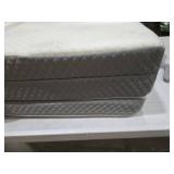 Triple Fold Sponge Mattress, Portable Floor Bed, Collapsible and Washable Cover, Ideal for Travel, Camping & Yoga