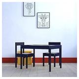 Baby Relax Hunter 3-Piece Kiddy Table & Chair Kids Set  Blue / White