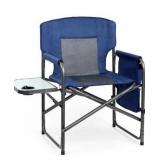 Directors Chair, Camping Chairs for Adults, Heavy Duty Side Table, Lawn Chairs with Side Pockets Carry Straps