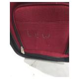 Travel Select Amsterdam 25-Inch Softside Expandable Rolling Upright Luggage, Lightweight 2-Wheel Suitcase with Push-Button Handle, Burgundy