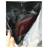 Travel Select Amsterdam 25-Inch Softside Expandable Rolling Upright Luggage, Lightweight 2-Wheel Suitcase with Push-Button Handle, Burgundy