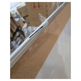 Dry Erase Calendar Whiteboard for Wall, WALGLASS 36\" x 24\" Double-sided Monthly Calendar White Board Cork Combo, Hanging Wall Mounted Bulletin Corkboards Silver Aluminum Frame for Home, Office, Scho