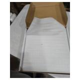 BESy 16 Inch Rain Shower Head, 16\" Square Rainfall & High Pressure Stainless Steel Bath Shower Head, 1/16\" Ultra Thin, Waterfall Full Body Coverage with Silicone Nozzle, Non Fingerprint Brushed Fini