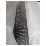 BESy 16 Inch Rain Shower Head, 16\" Square Rainfall & High Pressure Stainless Steel Bath Shower Head, 1/16\" Ultra Thin, Waterfall Full Body Coverage with Silicone Nozzle, Non Fingerprint Brushed Fini