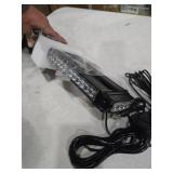 XRIDONSEN 28.4\" 80 LED Green White Roof Emergency Light Bar Top Firefighter Lights Warning Flashing Safety Beacon Double Side Magnetic First Responder Strobe Lights for Vehicles Fire POV Trucks