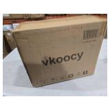 Vkoocy Black Pots and Pans Set Non Stick  Ceramic Cookware Set Non-Toxic Kitchen Cooking Sets Induction Granite Pot and Pan